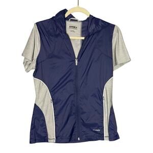Annika S/S Hybrid Flex Full Zip Hooded Jacket Size Small